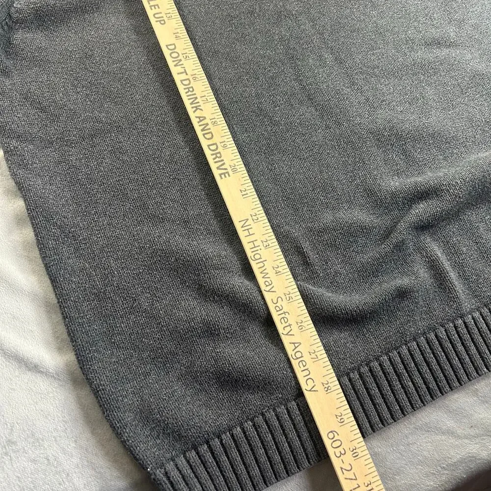 L. L. Bean Men's 100% Cotton V Neck Long Sleeve Sweater size XL Tall